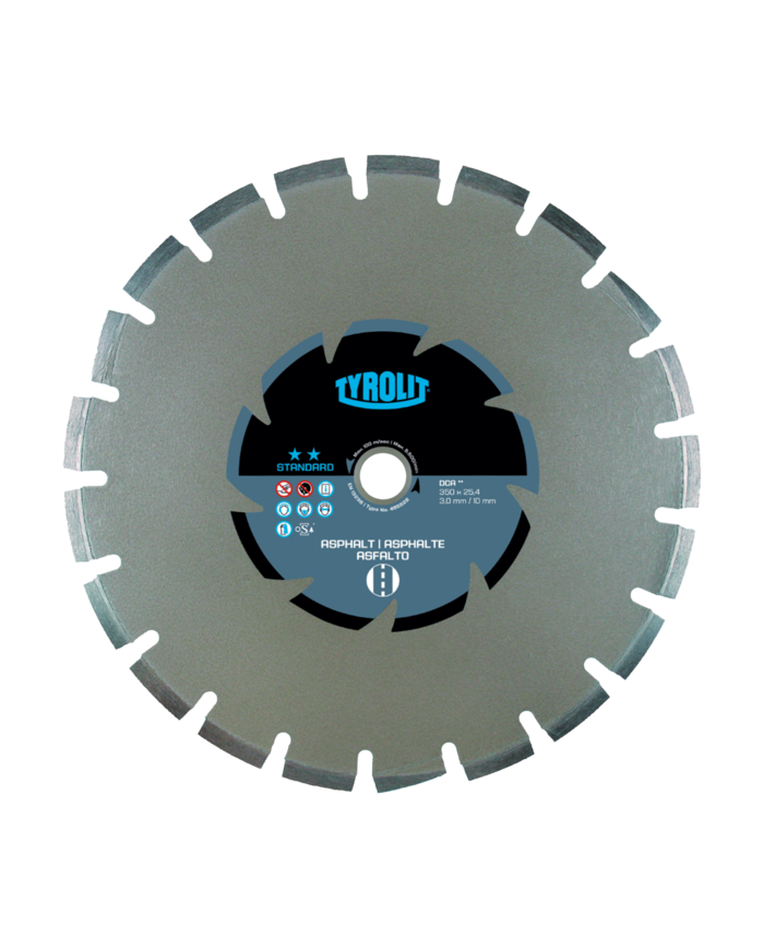 Tarcza diamentowa TYROLIT STANDARD DCA 300 X 2,8 MM Tyrolit - Dane techniczne:: undefinedproducent: tyrolitmax. srednica tarczy: