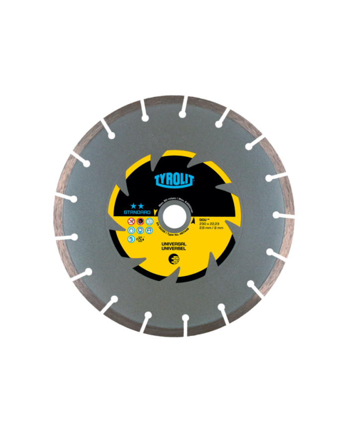 Tarcza diamentowa TYROLIT STANDARD DCU 300 X 2,6 MM Tyrolit - Dane techniczne:: undefinedproducent: tyrolitmax. srednica tarczy: Tarcza diamentowa TYROLIT STANDARD DCU 300 X 2,6 MM Tyrolit - Dane techniczne:: undefinedproducent: tyrolitmax. srednica tarczy: