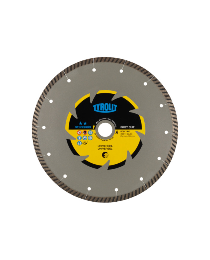 Tarcza diamentowa TYROLIT STANDARD DCU-FC 150 X 2,4 MM Tyrolit - Dane techniczne:: undefinedproducent: tyrolitmax. srednica tarc Tarcza diamentowa TYROLIT STANDARD DCU-FC 150 X 2,4 MM Tyrolit - Dane techniczne:: undefinedproducent: tyrolitmax. srednica tarc