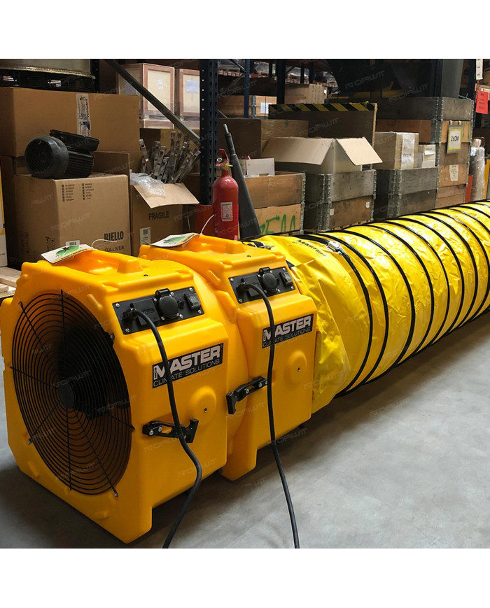 Wentylator Master DFX 20 Master Heaters - Dane techniczne:  Przepływ powietrza [ m³/h ]: 5430/6450 Zasilanie [ V/Hz ]: 220-240/1