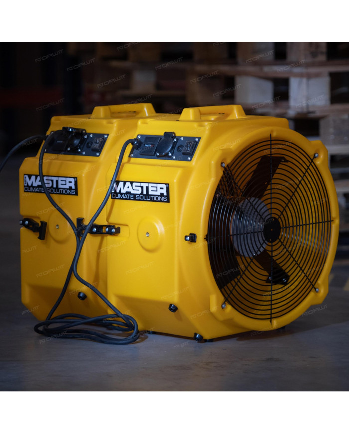 Wentylator Master DFX 20 Master Heaters - Dane techniczne:  Przepływ powietrza [ m³/h ]: 5430/6450 Zasilanie [ V/Hz ]: 220-240/1