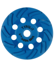 Brúsny kotúč TYROLIT STANDARD DGU-TURBO 125 X 20 MM Tyrolit - Technické údaje:  Typ chladenia:  Výškasegmentu: 20 mm:   5 mmMax.