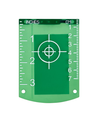 Nivel System TR-G laser target plate Nivel System - Specifications:  Brand: Nivel System Color: Green 