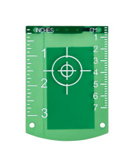 Nivel System TR-G laser target plate Nivel System - Specifications:  Brand: Nivel System Color: Green  Nivel System TR-G laser target plate Nivel System - Specifications:  Brand: Nivel System Color: Green