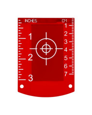 Nivel System TR-R laser target plate Nivel System - Specifications:  Brand: Nivel System Color: Red 
