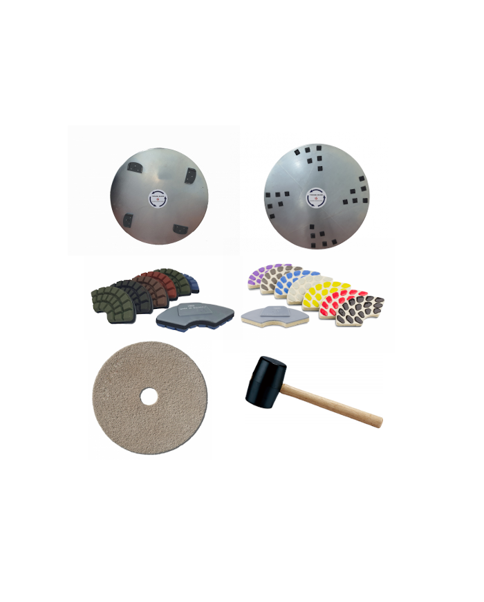 TROWEL SHINE ZESTAW COMBO 1X DO ZACIERACZKI 600 MM Lavina -  TROWEL SHINE ZESTAW COMBO 1X DO ZACIERACZKI 600 MM Lavina -