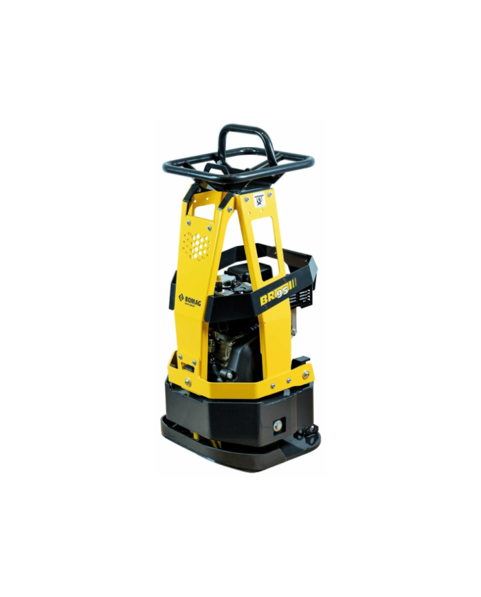 Zagęszczarka jednokierunkowa Bomag BR 95 Bomag - Dane techniczne:  Wymiary: 475 x 450 x 930 mm Częstotliwość: 90 Hz Paliwo: Benz