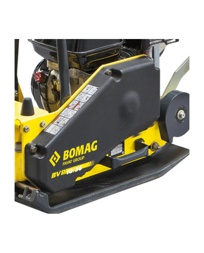 Jednoduchá vibračná doska Bomag BVP 10/30 Bomag - Technické údaje:  Chladenie:     VzduchHmotnosť:47 kgMotor: GXR 120Výkon: 2,1  Jednoduchá vibračná doska Bomag BVP 10/30 Bomag - Technické údaje:  Chladenie:     VzduchHmotnosť:47 kgMotor: GXR 120Výkon: 2,1