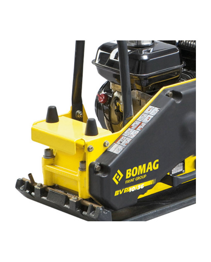 Jednoduchá vibračná doska Bomag BVP 10/30 Bomag - Technické údaje:  Chladenie:     VzduchHmotnosť:47 kgMotor: GXR 120Výkon: 2,1  Jednoduchá vibračná doska Bomag BVP 10/30 Bomag - Technické údaje:  Chladenie:     VzduchHmotnosť:47 kgMotor: GXR 120Výkon: 2,1