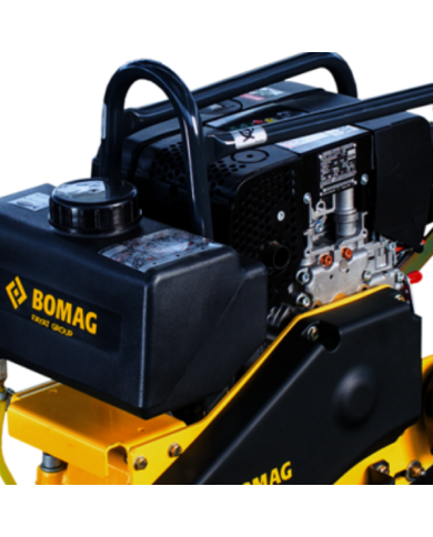 Bomag BVP 18/45 unidirectional compactor with sprinkler system Bomag - Specifications:  Cooling: Air Fuel : Gasoline Starting: M