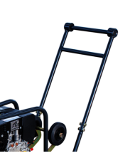 Zagęszczarka jednokierunkowa Bomag BVP 18/45 ze zraszaczem Bomag - Dane techniczne:  Chłodzenie: Powietrzem Paliwo: Benzyna Rozr