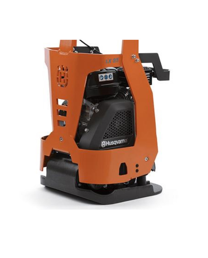 Husqvarna LX 95 unidirectional compactor Husqvarna Construction - Specifications:  Cooling: Air  Fuel: Unleaded 95 Starting: Man
