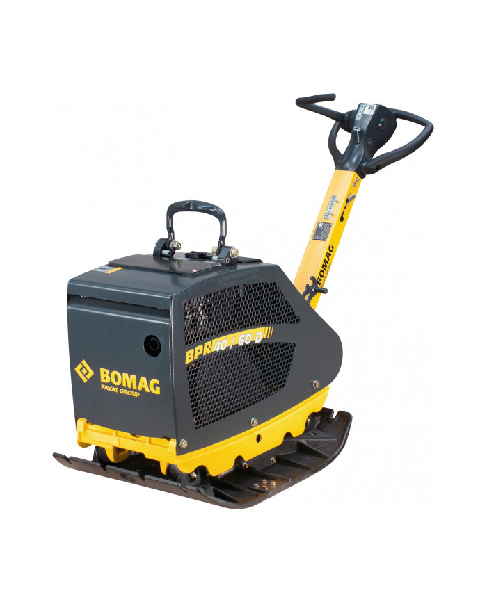 Bomag BPR 40/60 DE reversible compactor Bomag - Specifications:  Cooling:Air Weight: 280 kg Fuel tank:3 l Engine: 1B20 Power:3.1 Bomag BPR 40/60 DE reversible compactor Bomag - Specifications:  Cooling:Air Weight: 280 kg Fuel tank:3 l Engine: 1B20 Power:3.1