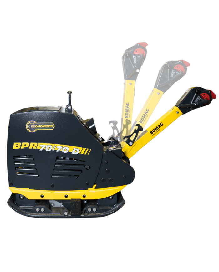 Zagęszczarka rewersyjna Bomag BPR 70/70 DE Economizer Bomag - Dane techniczne:  Chłodzenie: Powietrzem Paliwo: Olej napędowy Roz Zagęszczarka rewersyjna Bomag BPR 70/70 DE Economizer Bomag - Dane techniczne:  Chłodzenie: Powietrzem Paliwo: Olej napędowy Roz