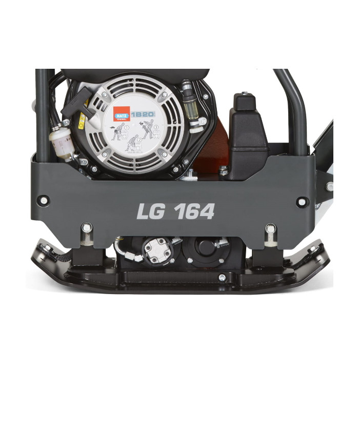 Husqvarna LG 164 Hatz 450mm reversible compactor Husqvarna Construction - Specifications:  Cooling:Air Weight:170 kg Motor: 1B20 Husqvarna LG 164 Hatz 450mm reversible compactor Husqvarna Construction - Specifications:  Cooling:Air Weight:170 kg Motor: 1B20
