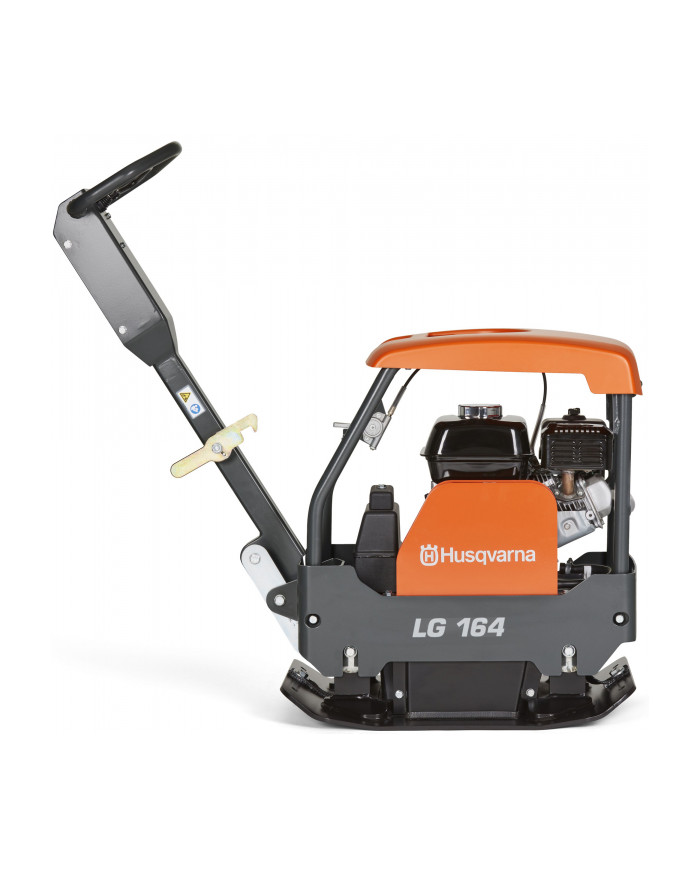 Zagęszczarka rewersyjna Husqvarna LG 164 Honda 350mm Husqvarna Construction - Dane techniczne:  Chłodzenie: Powietrzem Ciężar: 1