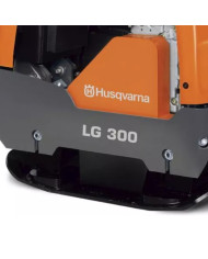 Husqvarna LG 300 Hatz EL 600mm reversible compactor Husqvarna Construction - Specifications:  Cooling:Air Weight:307 kg Motor: 1 Husqvarna LG 300 Hatz EL 600mm reversible compactor Husqvarna Construction - Specifications:  Cooling:Air Weight:307 kg Motor: 1