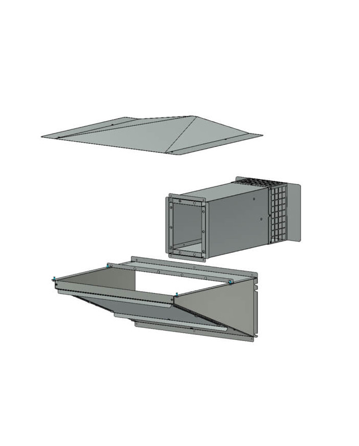 Outdoor mounting kit - galvanized CF 75 SPARK Master Heaters -  Outdoor mounting kit - galvanized CF 75 SPARK Master Heaters -