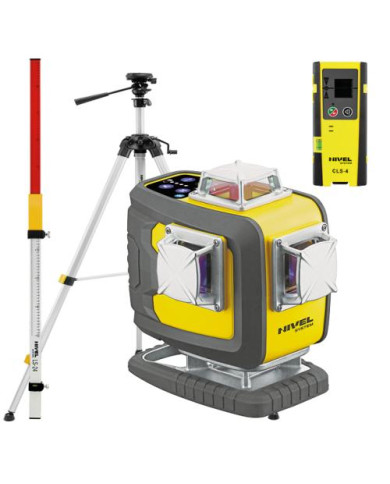 KIT Nivel System CL4D-P construction laser + SJJM1EX tripod + CLS-4 sensor + LS-24 staff Nivel System - Technical data:  Dimensi