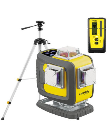 KIT Nivel System CL4D-P construction laser + SJJM1EX tripod + RD800 sensor Nivel System - Technical data:  Dimensions: 125 x 75 