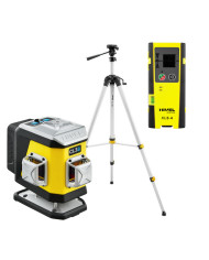 ZESTAW Laser krzyżowy Nivel System CL3B niebieski + statyw SJJ-M1 EX + czujnik CLS-4 Nivel System - Dane techniczne:  Wymiary: 1