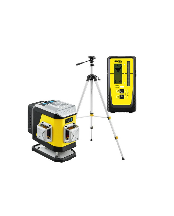 KIT Nivel System CL3B modrý krížový laser + statív SJJM1EX + senzor RD800 Nivel System - Technické údaje:     Rozmery: 148 x 90 
