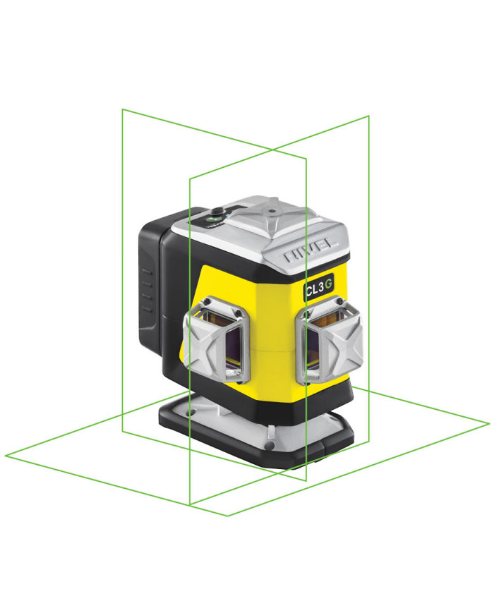 KIT Nivel System CL3G green cross line laser + SJJM1EX tripod Nivel System - Technical data:  Dimensions: 148 x 90 x 133 mm Weig KIT Nivel System CL3G green cross line laser + SJJM1EX tripod Nivel System - Technical data:  Dimensions: 148 x 90 x 133 mm Weig