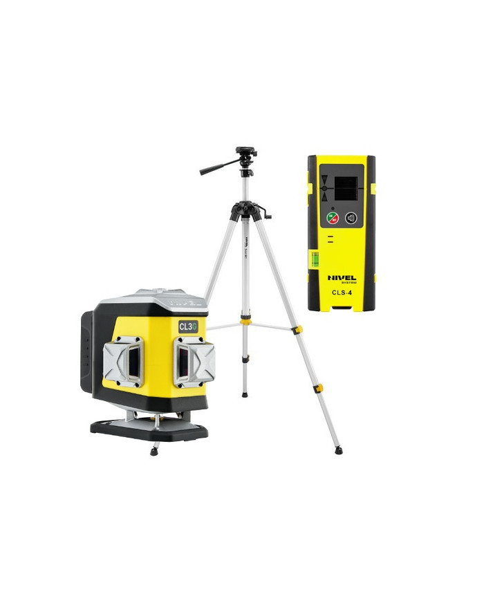KIT Nivel System CL3G green cross line laser + SJJM1EX tripod + CLS4 sensor Nivel System - Technical data:  Dimensions: 148 x 90