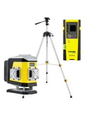 ZESTAW Laser krzyżowy Nivel System CL3G zielony + statyw SJJ-M1 EX + czujnik CLS-4 Nivel System - Dane techniczne:  Wymiary: 148