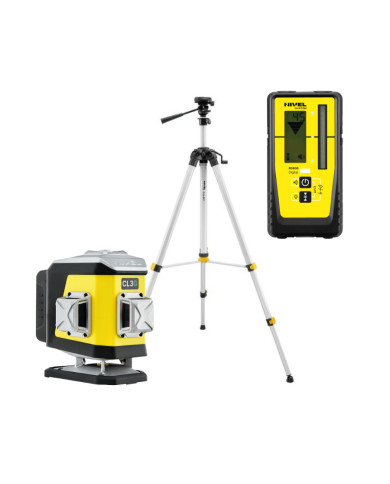 KIT Nivel System CL3G green cross line laser + SJJM1EX tripod + RD800 sensor Nivel System - Technical data:  Dimensions: 148 x 9