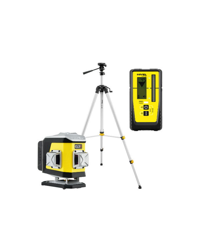 KIT Nivel System CL3R red cross line laser + SJJM1EX tripod + RD800 sensor Nivel System - Technical data:  Dimensions: 148 x 90  KIT Nivel System CL3R red cross line laser + SJJM1EX tripod + RD800 sensor Nivel System - Technical data:  Dimensions: 148 x 90