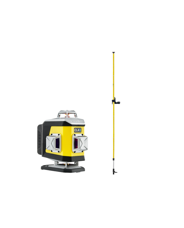 ZESTAW Laser krzyżowy Nivel System CL4B niebieski + tyczka LP-36 Nivel System - Dane techniczne:  Wymiary: 148 x 90 x 151 mm Cię ZESTAW Laser krzyżowy Nivel System CL4B niebieski + tyczka LP-36 Nivel System - Dane techniczne:  Wymiary: 148 x 90 x 151 mm Cię