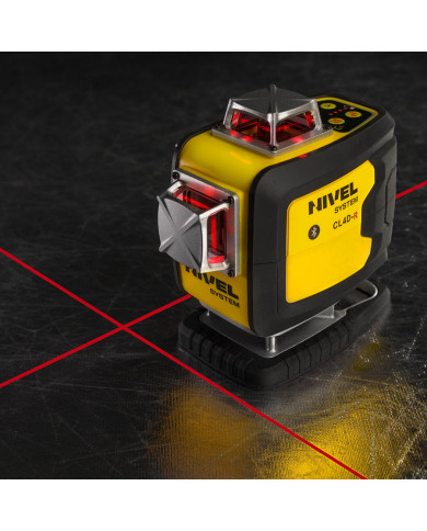 KIT Nivel System CL4D-R red cross line laser + SJJM1EX tripod + CLS4 receiver + LS24 staff Nivel System - Technical data:  Dimen