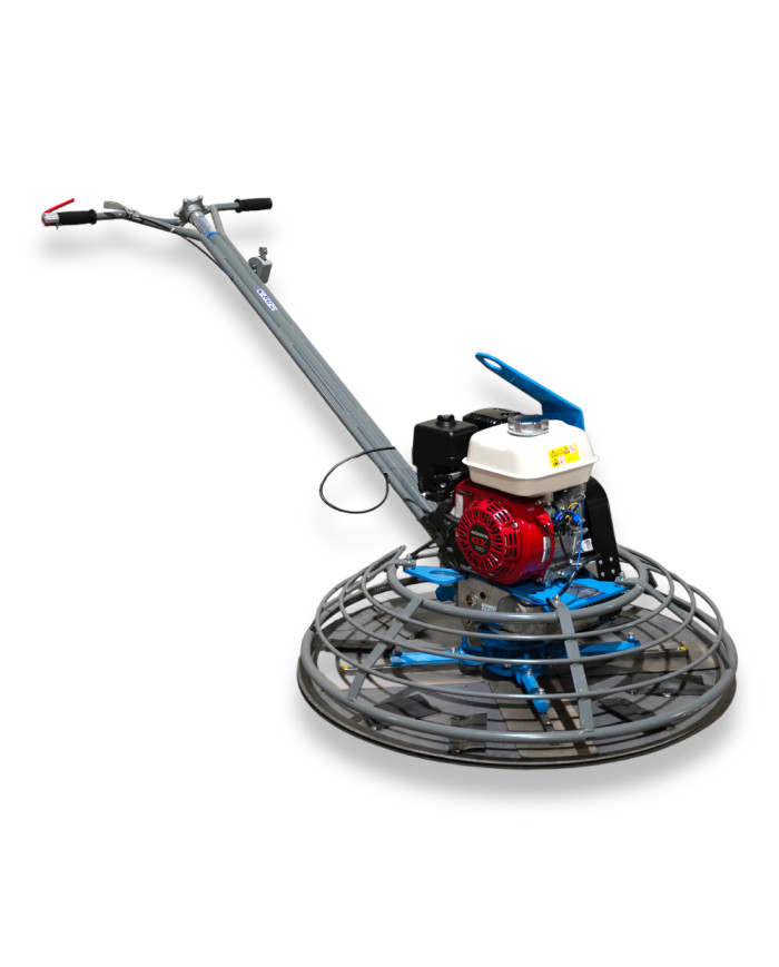 Zacieraczka Beton Trowel BT 90 Honda GX 160 Beton Trowel - Dane techniczne    Wymiar: 1850 x 960 x 960 mm   Ciężar: 78 kg   Pali