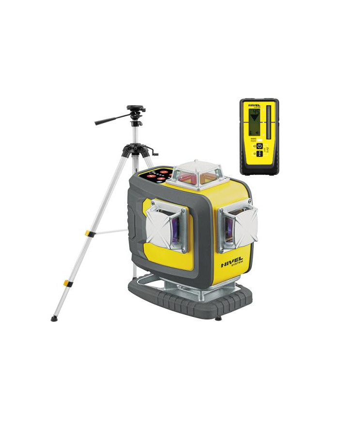 KIT Nivel System CL4D-R red cross line laser + SJJM1EX tripod + RD800 receiver Nivel System - Technical data:  Dimensions: 125 x KIT Nivel System CL4D-R red cross line laser + SJJM1EX tripod + RD800 receiver Nivel System - Technical data:  Dimensions: 125 x