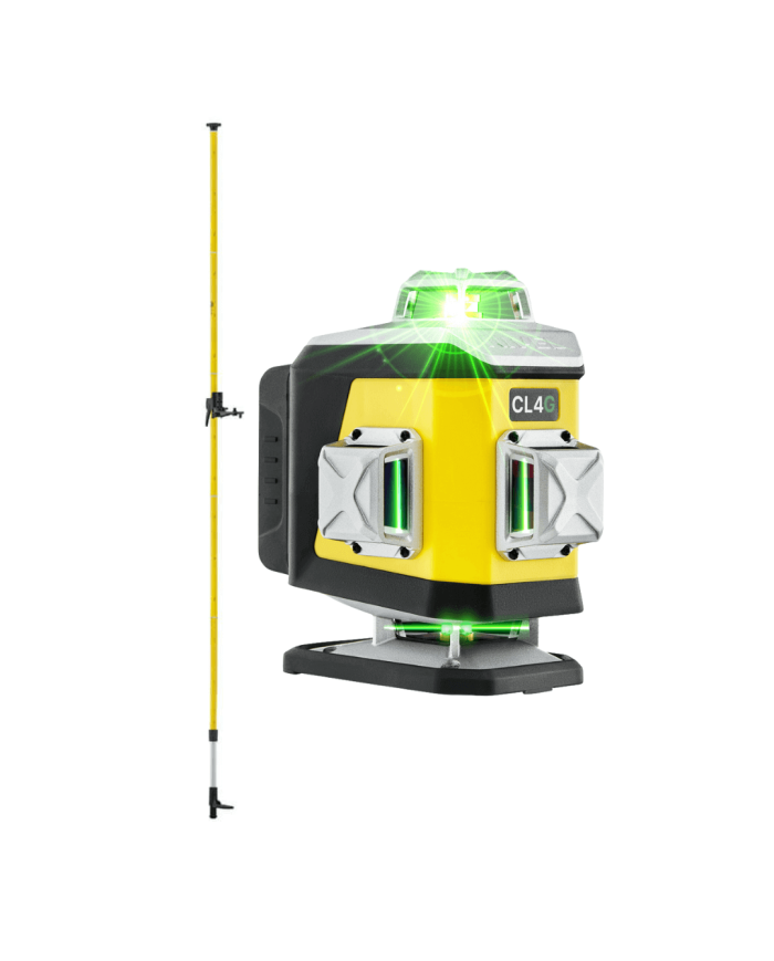 KIT Nivel System CL4G zelený krížový laser + tyč LP36 Nivel System - Technické údaje:     Rozmery: 148 x 90 x 151 mmHmotnosť: 92