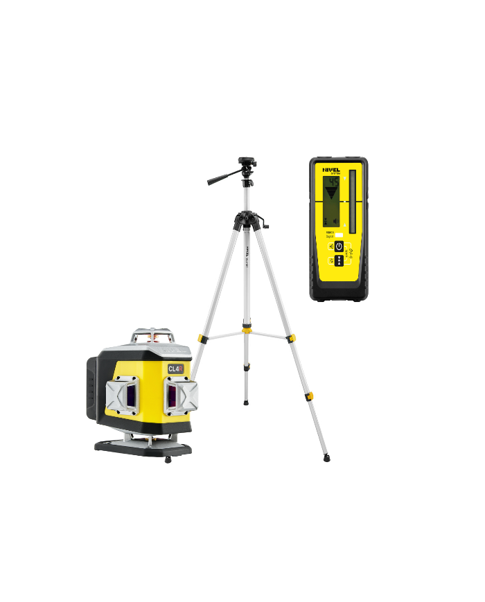 KIT Nivel System CL4R červený krížový laser + statív SJJM1EX + senzor RD800 Nivel System - Technické údaje:     Rozmery: 148 x 9