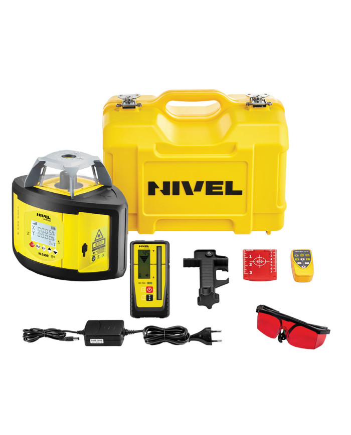 ZESTAW Niwelator laserowy Nivel System NL540R DIGITAL + statyw SJJ1 + łata LS-24 Nivel System - Dane techniczne:  Marka: Nivel S ZESTAW Niwelator laserowy Nivel System NL540R DIGITAL + statyw SJJ1 + łata LS-24 Nivel System - Dane techniczne:  Marka: Nivel S
