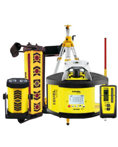 KIT Nivel System NL540 laser leveler - KIT LS-24 staff + SJJ32 tripod + MC-1D clamp system Nivel System - Technical data:  Brand