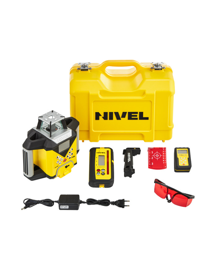 SADA Nivel System NL720R DIGITAL laserový nivelačný prístroj + statív SJJ32 + palica LS24 + diaľkomer HDM 5G Nivel System - Tech