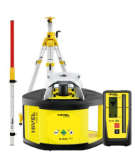 KIT Rotary laser leveler Nivel System NL500G DIGITAL + tripod SJJ32 + staff LS-24 Nivel System - Technical data:  Brand: Nivel S