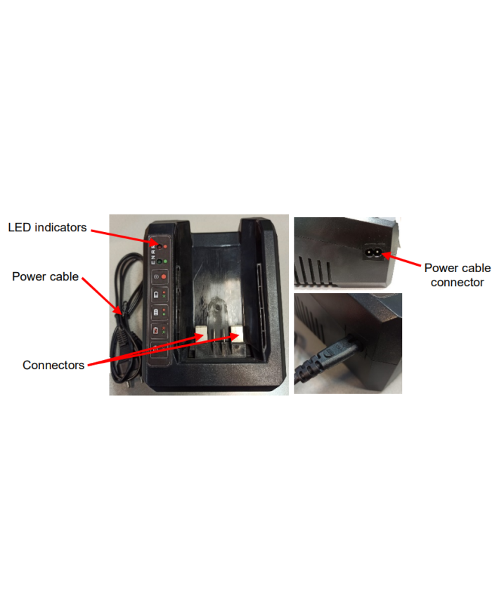 58V Enar VIB-BAR E-BATT Charger Enar - Technical specifications:  Power supply: 230 V  58V Enar VIB-BAR E-BATT Charger Enar - Technical specifications:  Power supply: 230 V