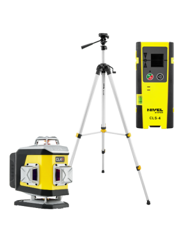 KIT Nivel System CL4R red cross line laser + SJJM1EX tripod + CLS4 sensor Nivel System - Technical data:  Dimensions: 148 x 90 x