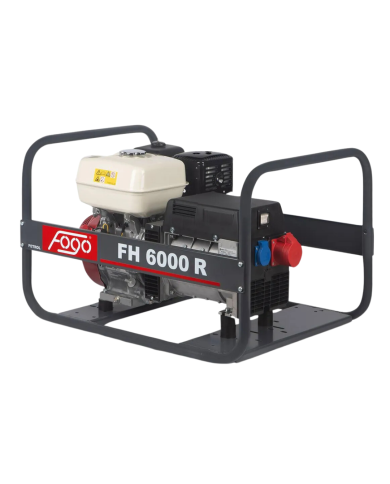 Agregat prądotwórczy trójfazowy FOGO FH 6000R Fogo - Specifications:  Dimensions: 790x580x505 Voltage: 400/230 V Power Category: