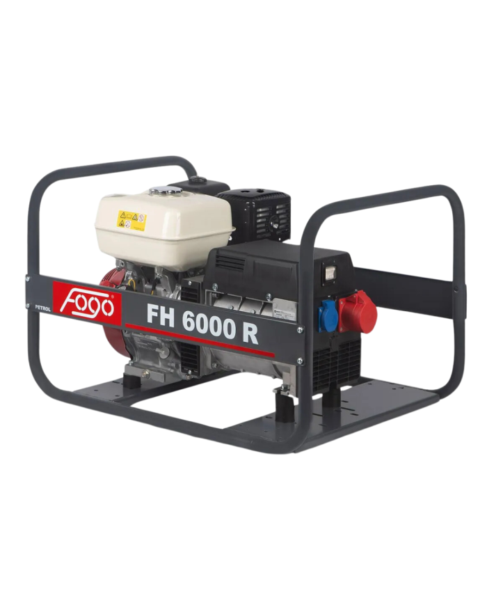 Agregat prądotwórczy trójfazowy FOGO FH 6000R Fogo - Technické údaje:   Rozmery: 790x580x505Napätie:     4 00/230 VVýkonová kate Agregat prądotwórczy trójfazowy FOGO FH 6000R Fogo - Technické údaje:   Rozmery: 790x580x505Napätie:     4 00/230 VVýkonová kate