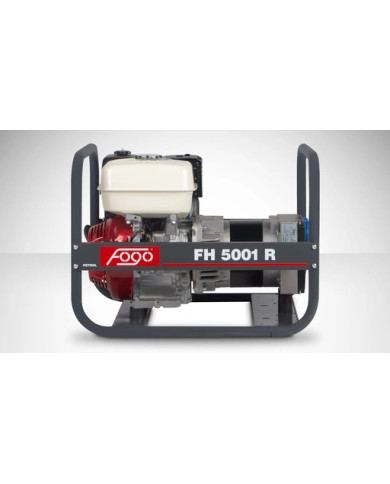 Agregat prądotwórczy jednofazowy FOGO FH 5001R Fogo - Technical specifications:  Dimensions: 650x520x490 mm Voltage: 230 V Power