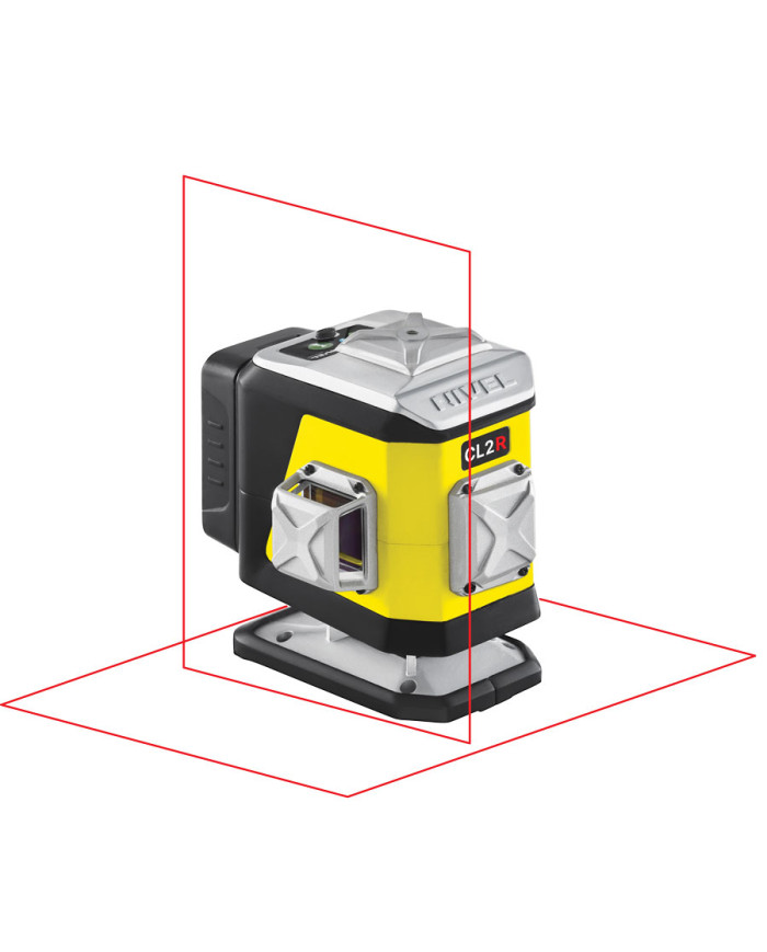 Laser krzyżowy Nivel System CL2R czerwony Nivel System - Technical data:  Dimensions: 130 x 90 x 133 mm Weight: 860 g Brand: Niv