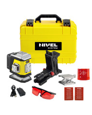 Laser krzyżowy Nivel System CL2R czerwony Nivel System - Technical data:  Dimensions: 130 x 90 x 133 mm Weight: 860 g Brand: Niv