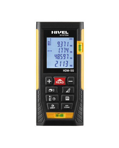 Dalmierz z zieloną wiązką Nivel System HDM-5G Nivel System - Technical data:  Pythagoras function: yes Brand: Nivel System Tilt 