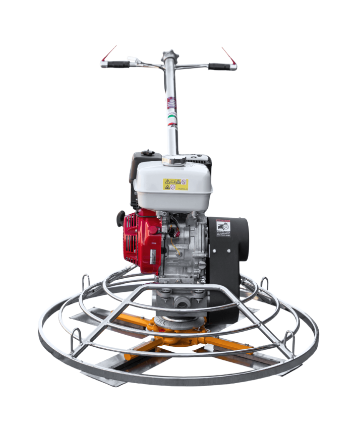 Zacieraczka spalinowa Barikell 4-90 (Honda GX 270) Barikell - Dane techniczne:  Wymiary: 1000 x 1780 x 980 mm Ciężar: 84 kg Pali